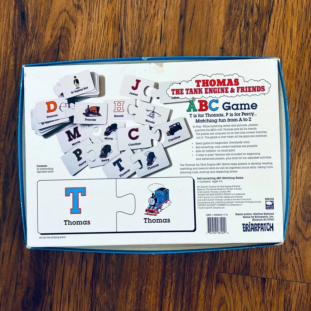 Thomas The Tank Engine And Friends ABC Game- Vintage - Picture 5 of 6